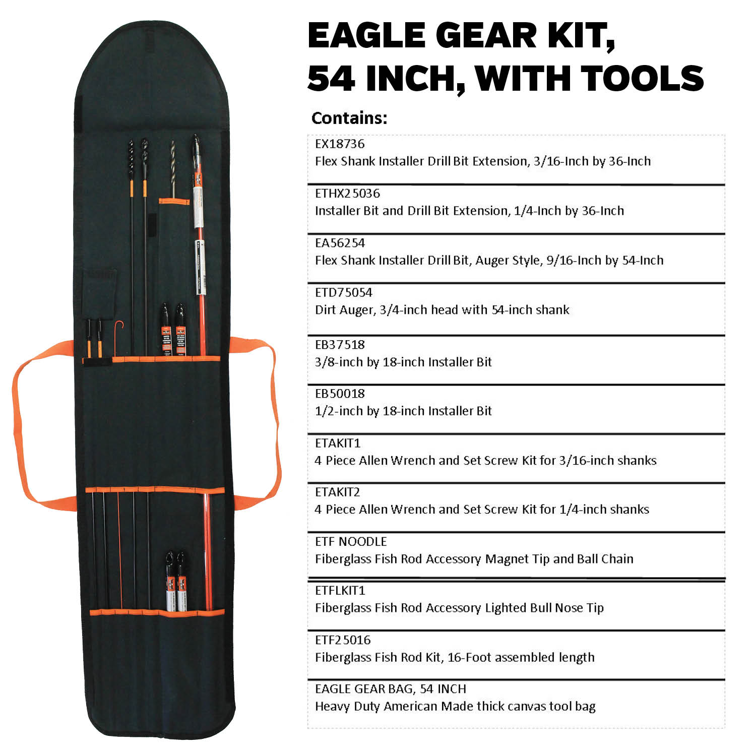 Eagle Gear Kit 2 sizes