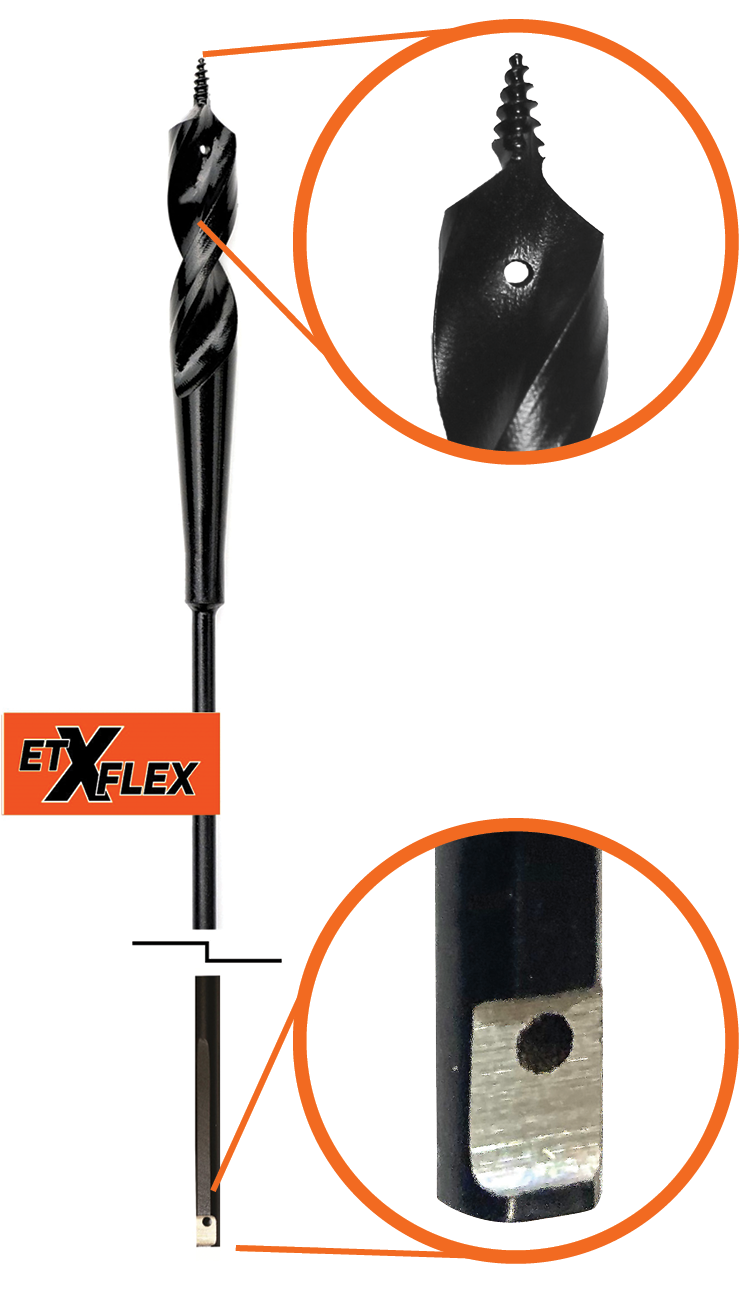 X FLEX Installer Drill Bit Screw Point