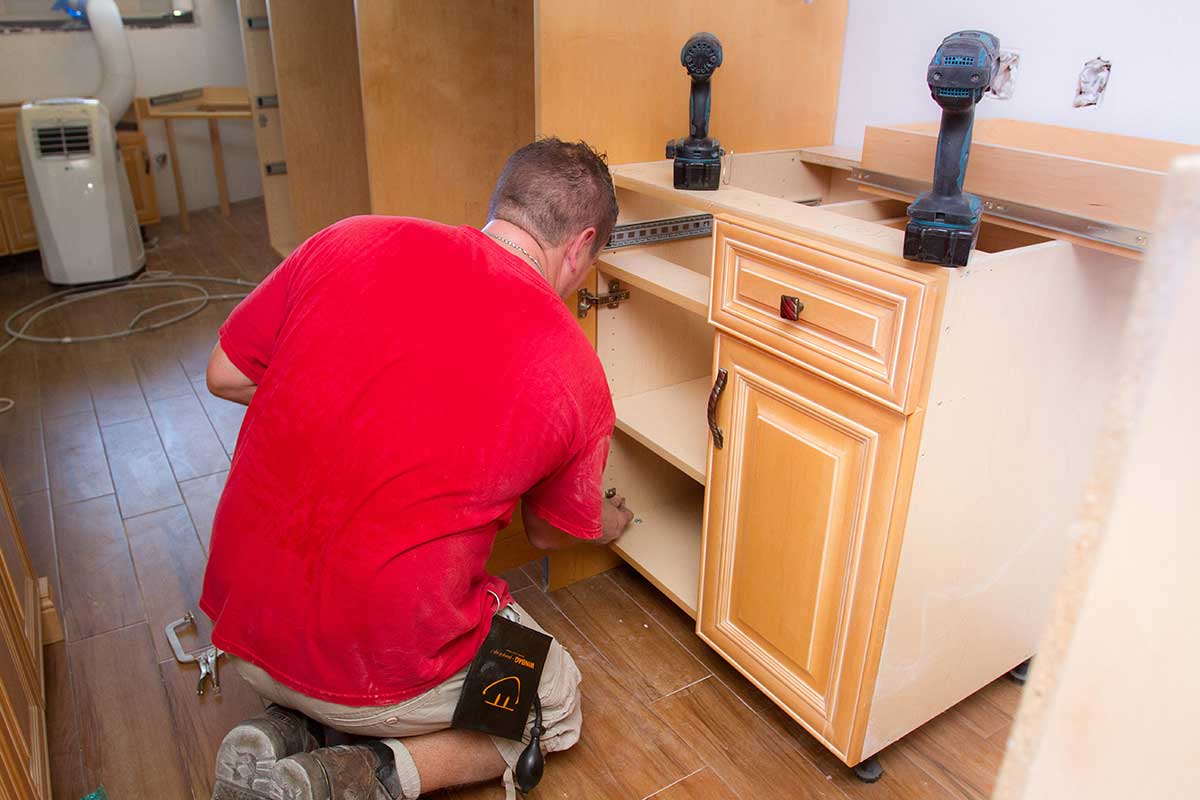 Use Winbag to Install Cabinets